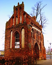 Gothic Chapel (15th century) in The Chrobry Square, Police, Poland