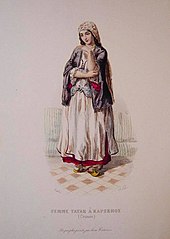 Crimean Tatar girl from Kapsikhor