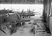 An assembly plant for American Curtiss P-40 fighters destined for Russia, somewhere in Iran. c.1943