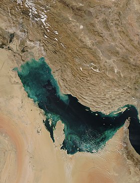 Персидский залив из космоса