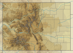 Map showing the location of Great Sand Dunes National Park and Preserve