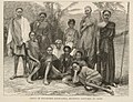 Group of Soudanese slave-girls, recently captured at Cairo