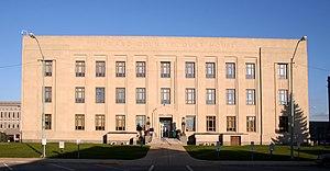 Howard County courthouse in Kokomo, Indiana