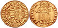 Golden Forint, wich depict King Saint Ladislaus,