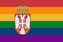 Serbia Gay pride flag of Serbia[87]