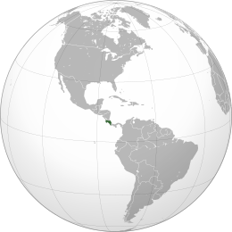Costa Rica/Costarica - Localizzazione