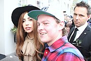 Lady Gaga meeting her fans in Reykjavik, Iceland (9 October 2012)