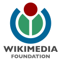 Wikimedia Foundation logo with text