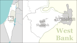 Zanoah is located in Jerusalem