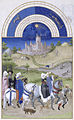 Très Riches Heures des Duc de Berry: August (1412–16), 22,5 × 13,6 cm