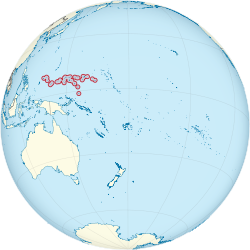 Location of Микронезийн Холбооны