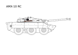 AMX-10 RC en position basse