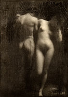 Adam and Eve by Frank Eugene, taken 1898, published in Camera Work no. 30, 1910