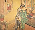 Anal sex between two males being viewed. Qing-dynasty