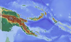 Сомедоно-Мару. Карта розташування: Папуа Нова Гвінея