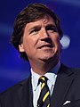 Tucker Carlson, right wing political commentator formerly employed by Fox News