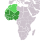 Map indicating Western Africa