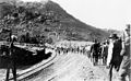 Image 29Armed vigilantes deport striking copper miners during the Bisbee Deportation in Bisbee, Arizona, July 12, 1917.