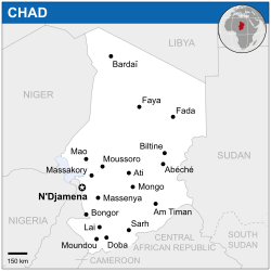 Lokasi Chad