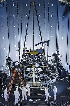 OTE pathfinder heads into a thermal vacuum chamber, 2015