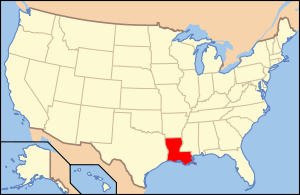 Map of the United States with Rōeihīana highlighted