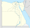 Localisation de la nécropole royale d'Abousir en Basse-Égypte.