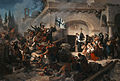 Le Drame d'Arkadi de Giuseppe Lorenzo Gatteri (scène de la révolte crétoise de 1866-1869).