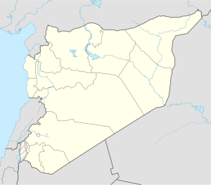 Дамаск. Карта розташування: Сирія