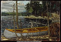 The Canoe, Spring or fall 1912. Sketch. Art Gallery of Ontario, Toronto