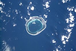 Satellietfoto van Vahanga