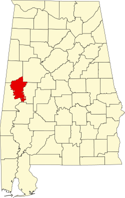 Koartn vo Greene County innahoib vo Alabama