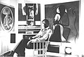 Painter, collagist and draftsman Eugene J. Martin in 1990.