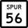 State Highway Spur 56 marker