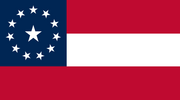Flag variant with 12 stars that served as the Garrison Flag of Vicksburg, Mississippi during the Vicksburg campaign.
