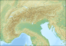 몽블랑산 (프랑스어) 몬테비안코산 (이탈리아어)은(는) 알프스산맥 안에 위치해 있다
