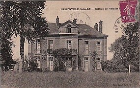 Carte postale du château vers 1910