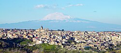 Skyline of Militello in Val di Catania
