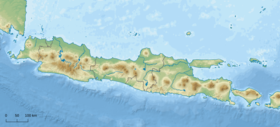 Map showing the location of Alas Purwo National Park