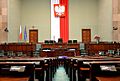 Sessions chamber in the Sejm