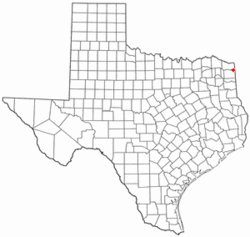 Location of Domino, Texas