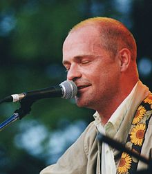 Downie performing in Guelph, Ontario, 2001