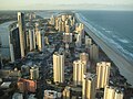 Gold Coast - Q1 kulesinden merkez panoraması