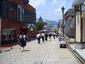 Modern Nagasaki, Oura Cathedral on a slope, 2005