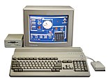 The Amiga 500, the first "low-end" 16 and 32 bit multimedia home/personal computer, was introduced in October 1987.[26]