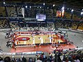 SEF's court before an Olympiacos game.