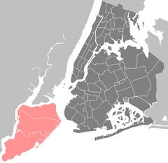 Death of Eric Garner is located in Staten Island