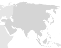 Plain Asia Map