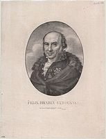 Feliks Łubieński - lithography by Józef Sonntag