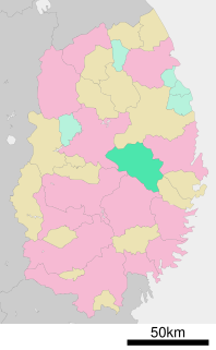 川井村 (岩手県)位置図