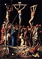 Crucifixión, de Pedro de Campaña, 1550.